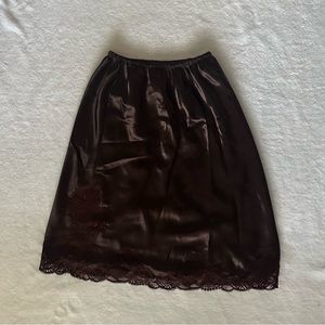Vintage style Christian Dior slip, size medium, brown